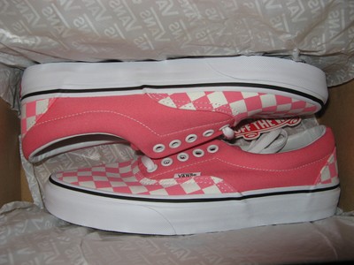 strawberry checkered vans