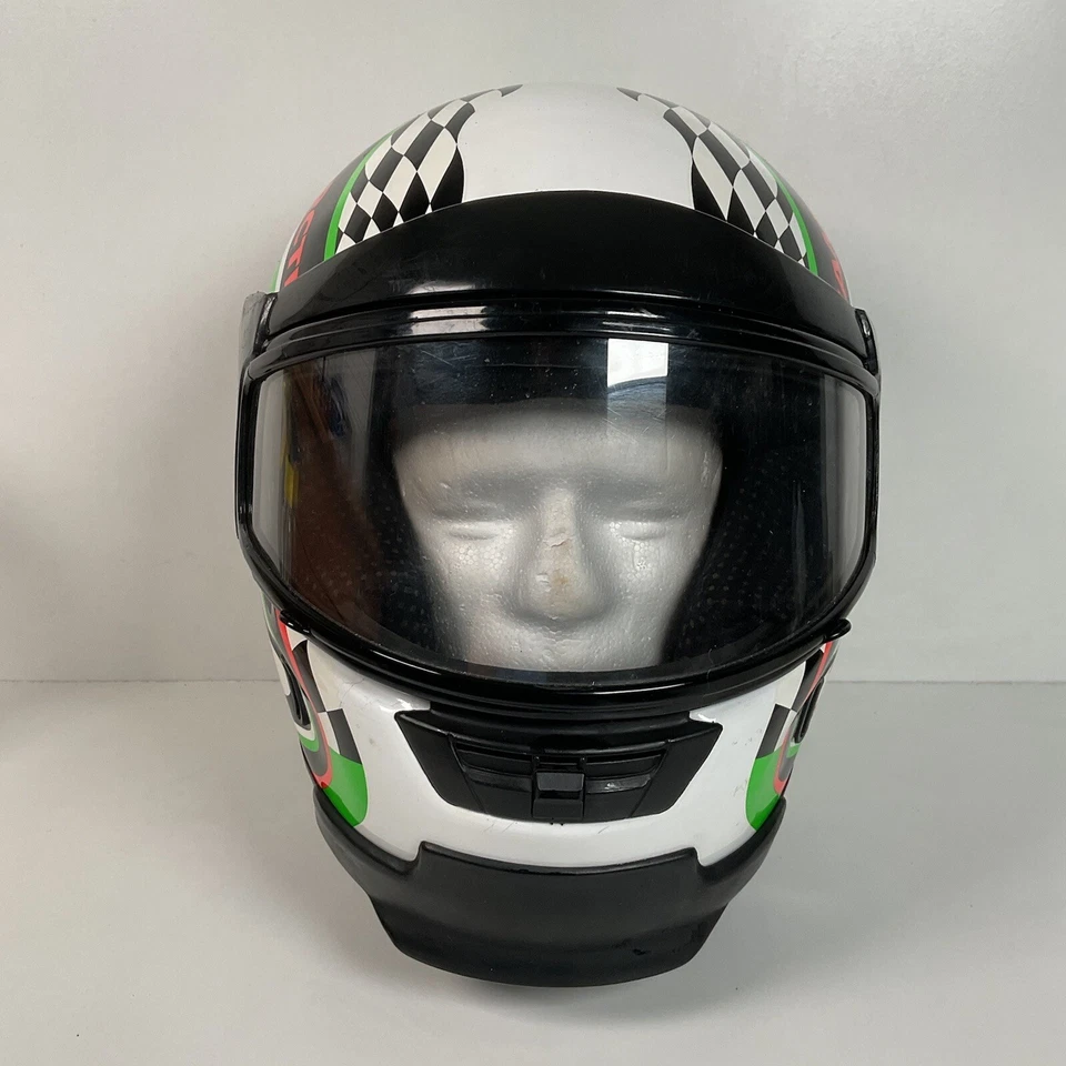 Vintage Arctic Cat Snowmobile Helmet Medium Full Face - Image 2 of 4