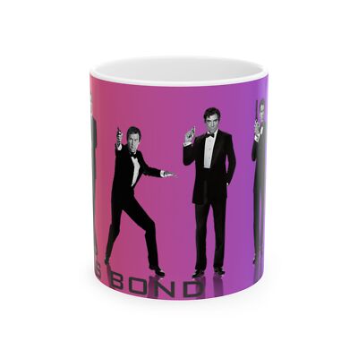 James Bond 007 Ceramic Mug, Retro Coffee Cup, 11oz, All the Bonds | eBay