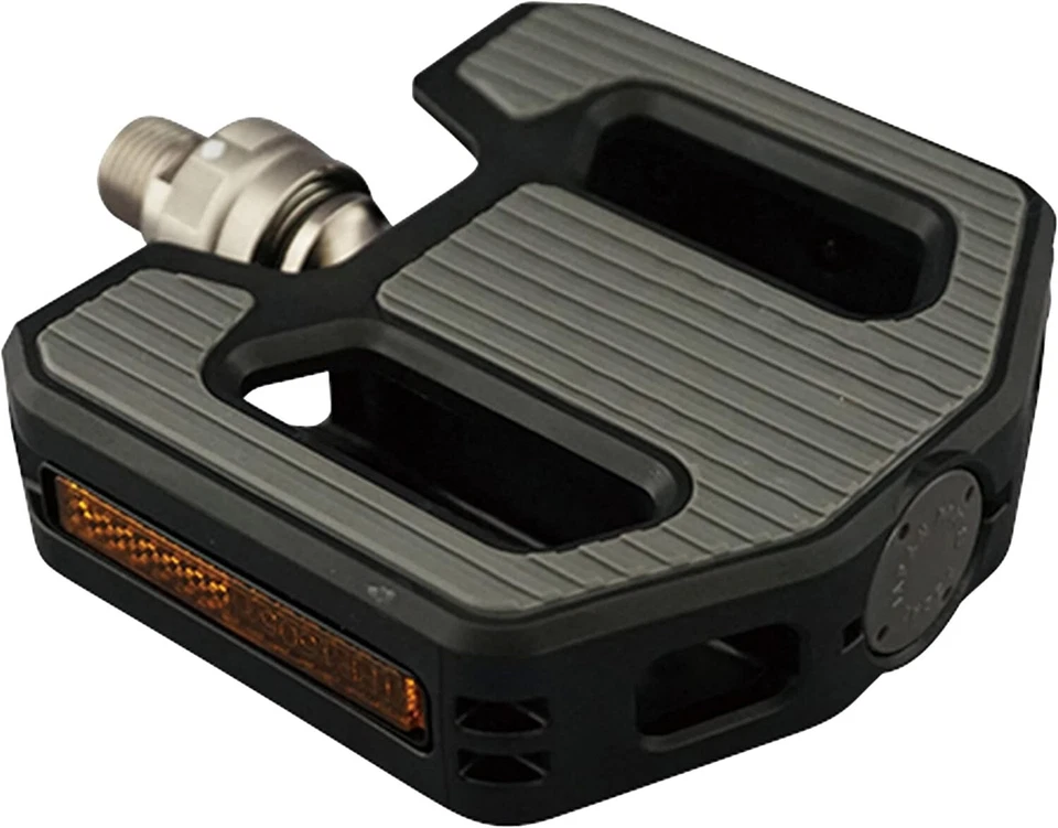 Pedales de bicicleta MKS Mikashima Panamax Ezy Superior negro/gris JAPÓN NUEVO Foto 3 de 4