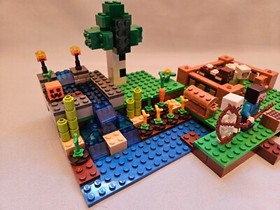 LEGO Minecraft #21114 The Farm - Complete, Figs, Instruct, No Box - DISASSEMBLED