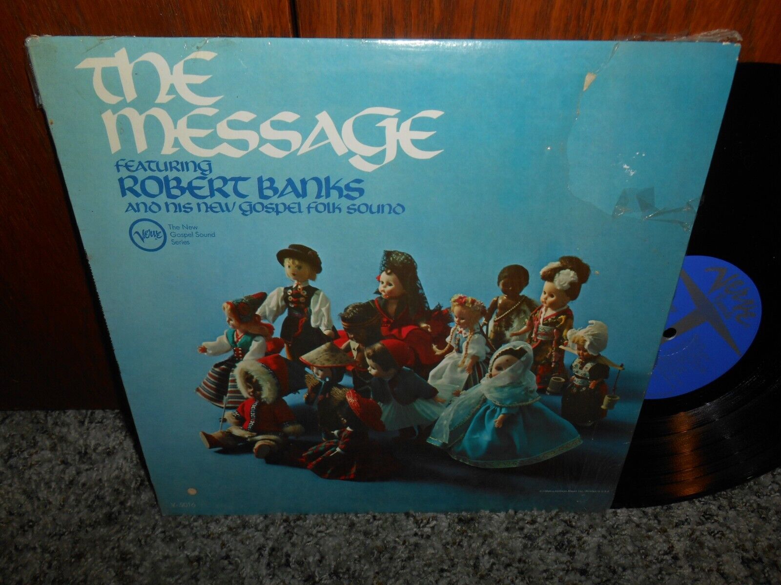 The Message Robert Banks And his New Gospel Folk Sound VERVE Vinyl VINTAGE LP