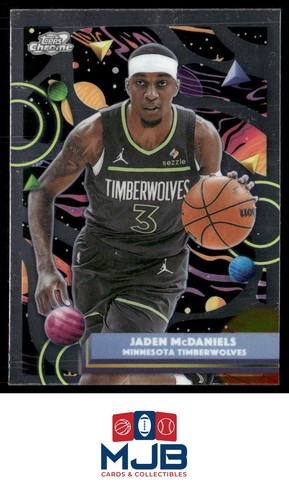 Jaden McDaniels – 2025-26 Topps Cosmic Chrome Basketball · Base Cards #4 Jaden McDaniels