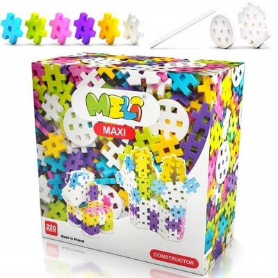 Maxi Constructor Pink Building Blocks 220 Pieces from 12 Months incl
