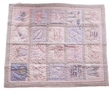 Pottery Barn Child's Reversible Quilt / Nursey Rhyme(Little Maids All In A Row)