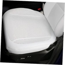 Nappa Leather Car Seat Covers for Tesla Model Y/3 2025 Highland/Juniper White