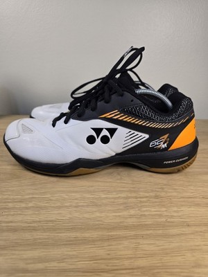 Yonex Power Cushion 65 Z2 Badminton Shoes Men's Size 10.5 White Orange 