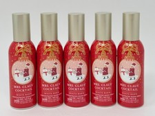 5 BATH BODY WORKS MRS CLAUS COCKTAIL CONCENTRATED ROOM SPRAY MIST FRESHENER