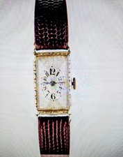 1930s Rolex Genex Cased Art Deco Tank Watch Unisex