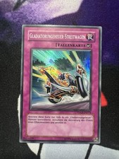 Yugioh Karte Gladiatorungeheuer-Streitwagen TDGS-DE074 Unlimitiert Super Rare DE