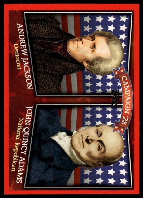 Andrew Jackson / John Quincy Adams 2008 Topps #HCM-1828 Historical Campaign
