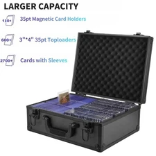 Card Storage Box 6 Slots Fits 130+ 35pt Magnetic One Touch Holders