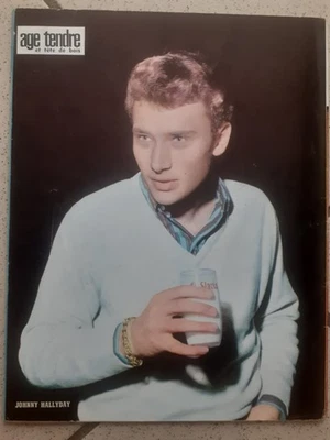 JOHNNY HALLYDAY AGE TENDRE NUMERO 3 DE 1963 COMPLET - Photo 1/2