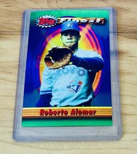 Roberto Alomar 1994 Topps Finest #205 Blue Jays HOF MLB Baseball Card NM Rare