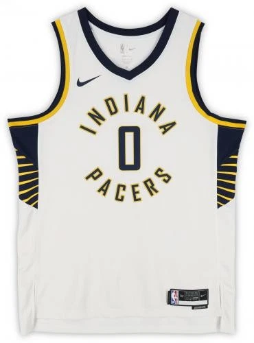 Tyrese Haliburton Indiana Pacers Signed Nike White Association Swingman Jersey - Image 3 of 4