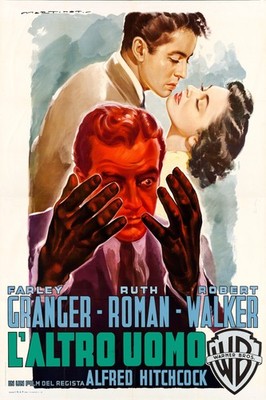 Alfred Hitchcock's L'altro Uomo (Strangers on a Train)   Movie Poster - 1951