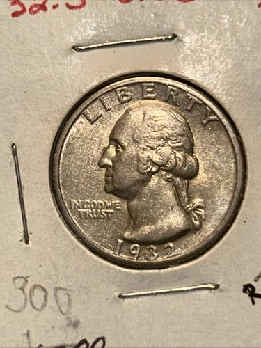 EM9 Natural scarce 1932 S quarter XF+AU valuable history first year issues Super