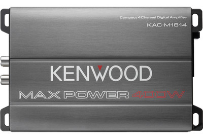 Kenwood KAC-M1814 Kompakt Auto 4-Kanal Verstärker 400W Max Class D 4 x 45W