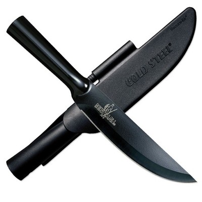 Cold Steel Bushman Messer mit SK-5 Hohlgriff, Secure-Ex-Scheide und Feuerstahl