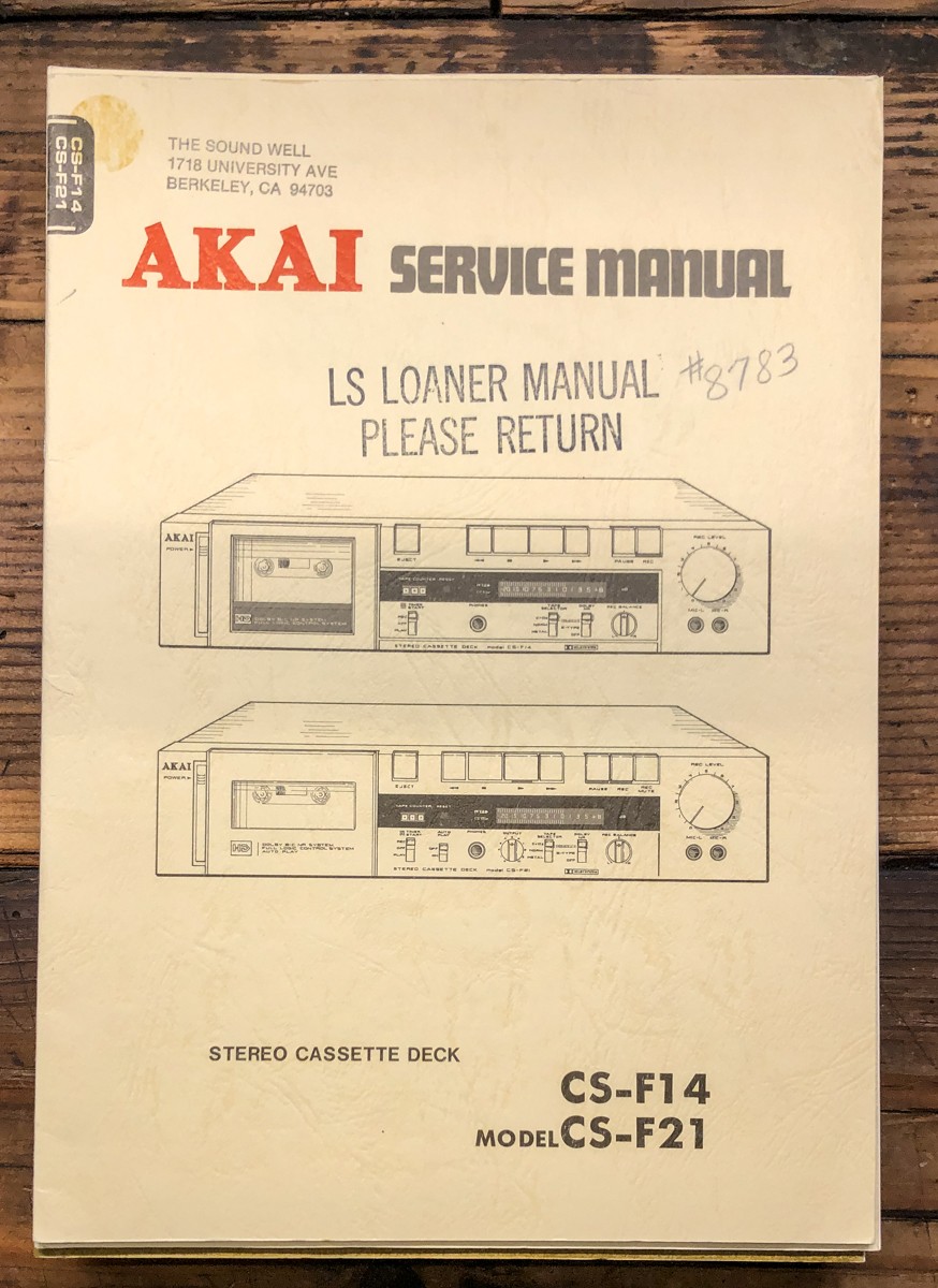 Akai CS-F21 vintage audio equipment - eBay listing photo 4
