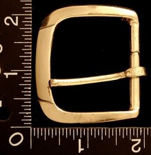 LL20122 VINTAGE CUT-OUT TONGUE TYPE GOLDTONE BELT BUCKLE