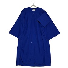GraduationMall Graduation Gown And Cap Set Unisex M Plus Royal Blue Matte