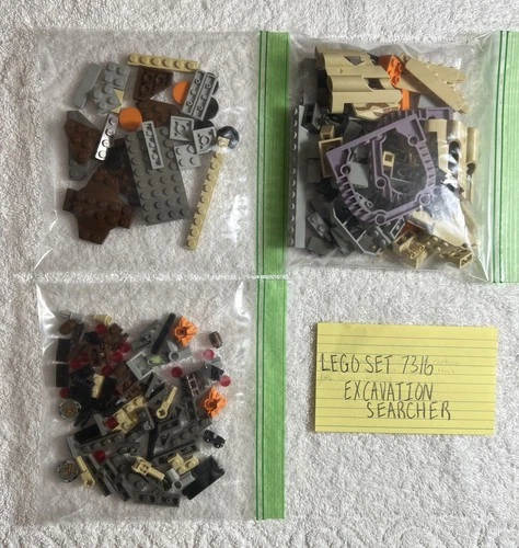 Lego 7316 Life On Mars - Excavation Searcher Incomplete *READ*