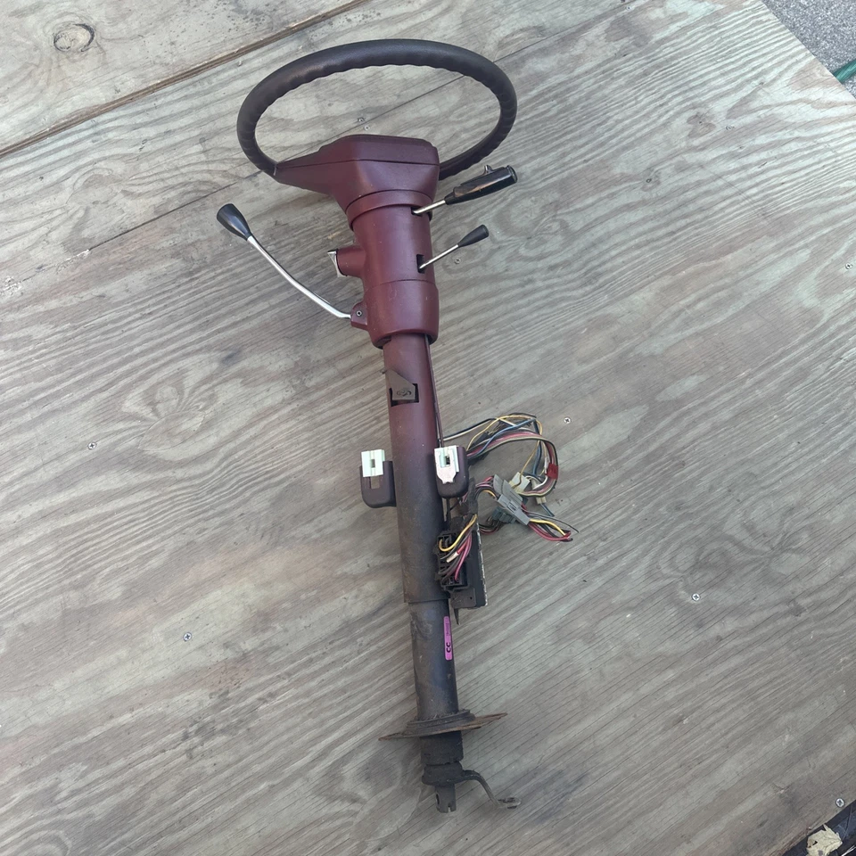 Dodge Ram 1986 furgoneta columna de dirección inclinable B150 B250 W250 86 87 granate sin llave 🔑 Foto 4 de 4