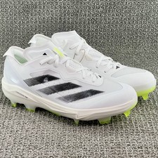 Adidas Adizero Instinct TPU White Black Softball Cleats ID0865 Womens Size 10.5
