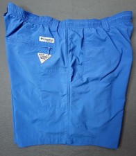 Columbia PFG Omni-Shade Men s Blue Solid Swim...