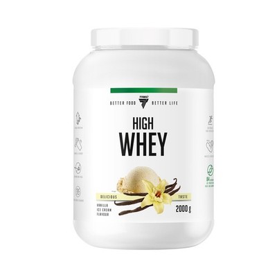 Trec Nutrition High Whey 2 kg - 25 g Protein pro Messlöffel Vanilleeis