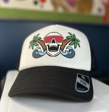 Skull Unisex Baseball Cap Trucker Style One Size