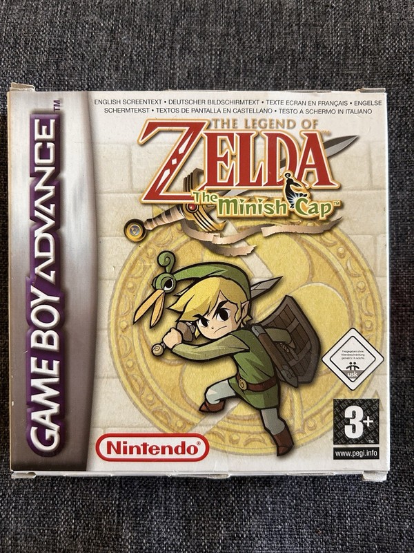 Legend of Zelda: The Minish Cap (Nintendo Game Boy Advance, 2005) -In Box