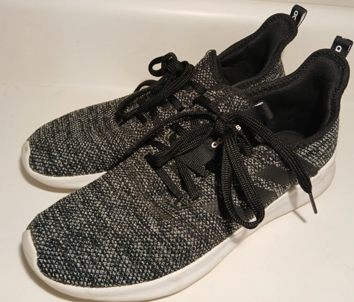 adidas gazelle silver green womens adidas Women's Cloudfoam Pure Sportswear Sneakers  runnwalk