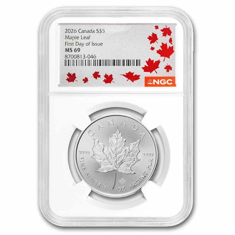 Canadian Maple Leaf MS 69 Silver Bullion Coins for sale | eBay