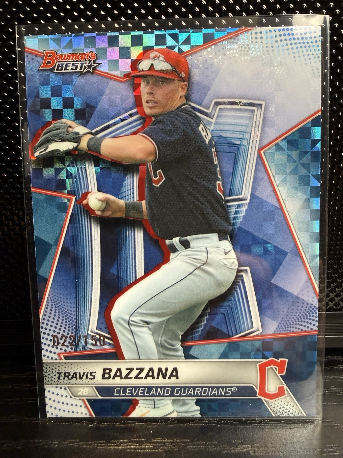 2025 Travis Bazzana Blue Refractor 022/150