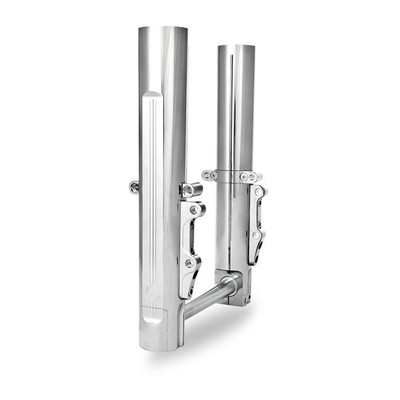 Gabelschafthüllen Set Doppelscheibe Chrom 08-13 Touring Performance Machine