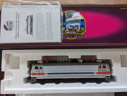 Tren locomotora eléctrica MTH Premier 20-5506-1 SEPTA AEM-7 proto-sonido 1,0 O | Condition: Used