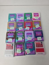 Sculpey Premo & Sculpey  III Oven Bake Clay Lot of 16 - 2 oz blocks (craftsmart)