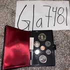 1977Canada Sealed Proof Set, 7 Coins, Royal Canadian Mint, 50% Silver Dollar.