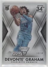 2018-19 Panini Chronicles Titanium Draft Position 10/34 Devonte' Graham #437 pl0