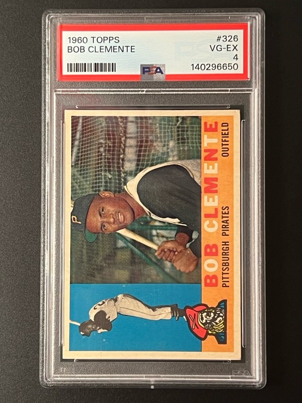 1960 Topps Roberto Bob Clemente #326 PSA 4