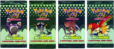 2003 Pokemon Card Game (TCG) - SKYRIDGE Empty Booster Packs
