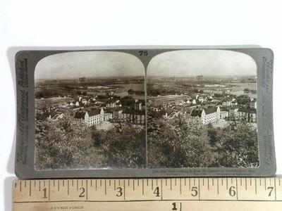 Vintage 1900s Metz Battlefield Stereoview by Underwood & Underwood