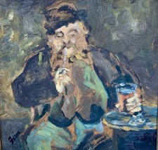 Leon Fein 1906-1993 Israeli Post Impressionist Oil 