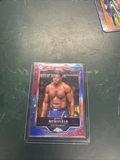 2025 Topps Chrome UFC Alonzo Menifield Red White And Blue Refractor /88