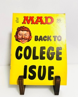 MAD Magazine #131 (Dec 1969) Back to College Issue   Spy vs Spy, Reagan Satire