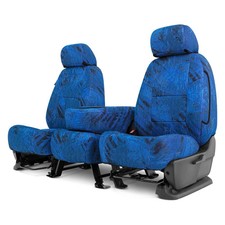 Coverking Realtree Fishing 2nd Row Camo Dark Blue Custom Seat Covers