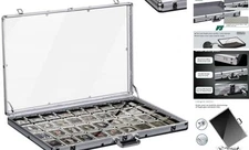 Card Display Case Aluminium for Card Vendor, Use for Card Show/Conventions, 