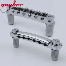 Tune-O-Matic Roller Saddle Guitar Bridge +Guitar Stop Bar Tailpiece For LP SG